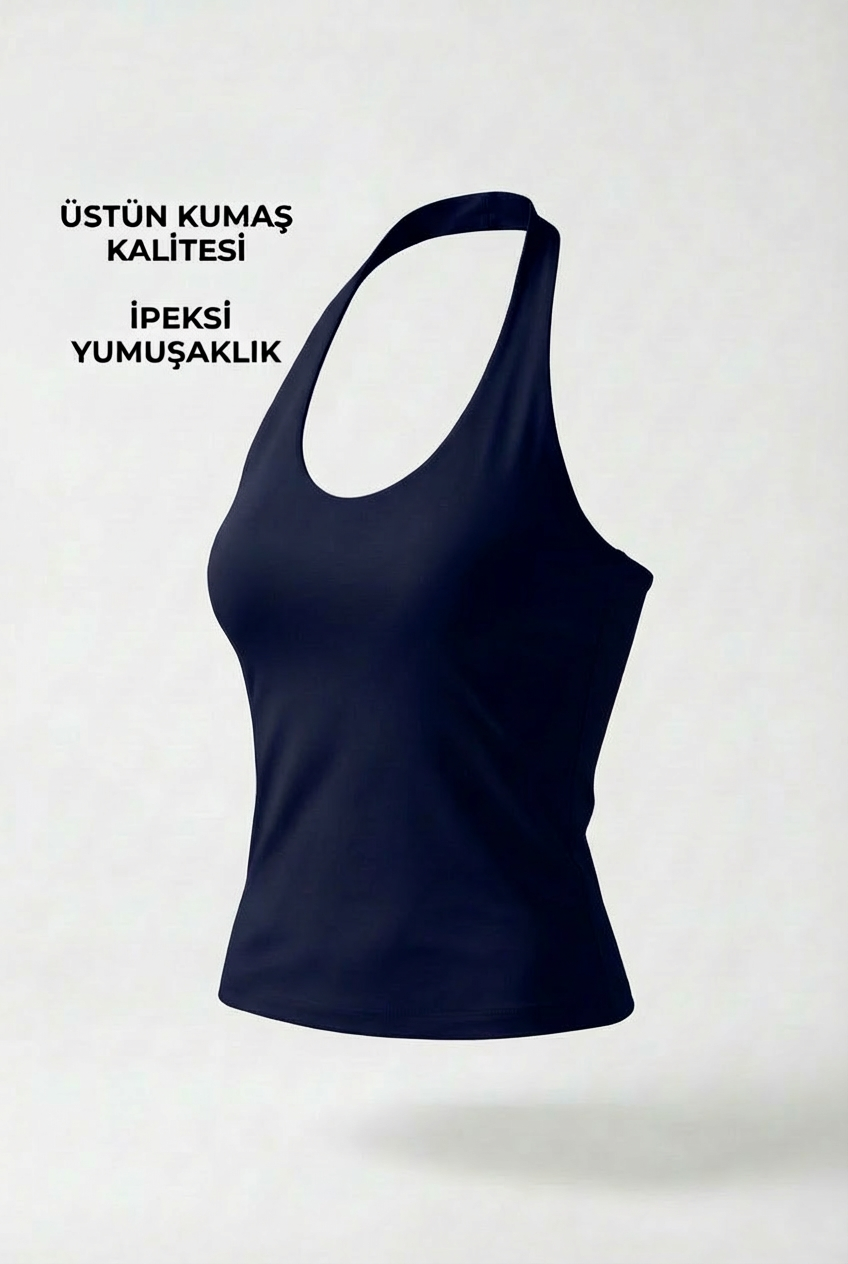 Ultra Premium Soft Halter Yaka | Lacivert