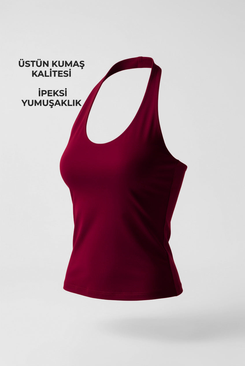 Ultra Premium Soft Halter Yaka | Bordo
