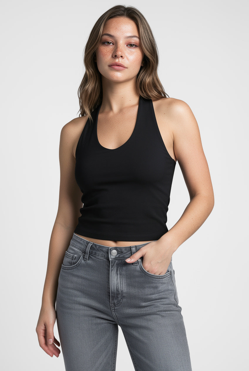 Ultra Premium Soft Halter Yaka | Siyah